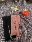 Leginsy dla dziewczynki 0-3 miesiące