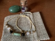 Bransoletka Zielony awenturyn-bogactwo, obfitość, harmonia.