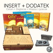 Insert do gry Catan + Żeglarze + Miasta i rycerze + Dodatek familijny