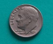 10 CENTÓW USA 1978 ONE DIME LIBERTY Roosevelt