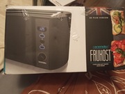 Nowy czarny toster 4 kromkowy arendo