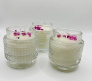 Świeca Sojowa -Białe Piżmo&Peonia