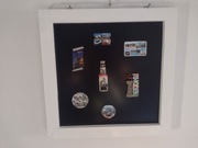 Ramka, tablica magnetyczna na magnesy z podróży.