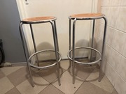 Hoker stołek barowy chrome 2 szt.