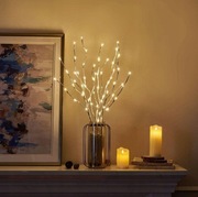 Eambrite gałązki LED 60 diod dekoracja brzoza ściemnialne do wnętrz ogród