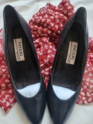 Buty czółenka szpilki Patani Skóra! Komunia wesele przyjęcie