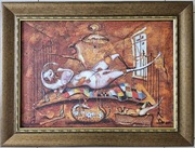 SIERGIEJ MALISZEWSKI, Utracona iluzja, olej 50x70, oprawiony