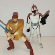 Star Wars-Animed Style- Obi Wan Kenobi & Clone Captain