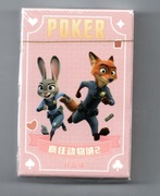 talia 54 szt.  Karty do gry Disney Zootopia Nick i Judy
