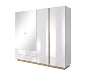 Szafa Arco 220 ubraniowa połysk z wyposażeniem 