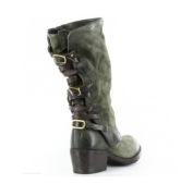 A.S.98 NOWE SKÓRZANE OLIWKOWE BOTKI 37 [wkł.24,5]