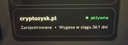 Domena na sprzedaż    Cryptozysk.pl 
