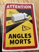 Naklejka ANGLES MORTS martwe pole 10 szt.