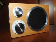 Przenośne radio TCM w stylu retro - FM + AUX