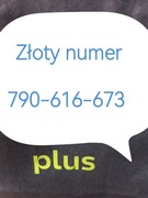 Złoty numer bardzo łatwy do zapamiętania 