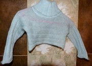 Bolerko moher z golfem sweterek MARCA Family 92cm