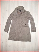 długa kurtka H&M  44 przejściówka parka kaptur bawełna + płaszcz SUPER STAN