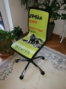 Krzesło fotel do biurka ikea młodzieżowy urban city style dzieciecy