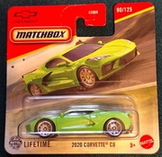 Matchbox 2025 2020 CHEVROLET CORVETTE C8 90/125 Nowy 1:64