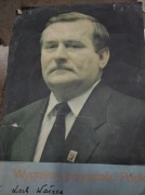 Plakat kampanii wyborczej 1990 rok