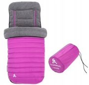 Śpiworek Comfi 2w1 wkładka do wózka ocieplany róż