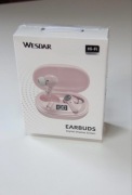 Wesdar TWS662 RÓŻOWE słuchawki TWS Bluetooth 5.3 USB-C