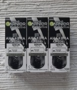 Zestaw 3x Garnier czarne serum na niedoskonałości