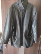 Kurtka skórzana Płaszcz skórzany męski skóra bydlęca 