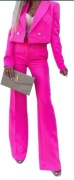 Chiccaca Piękny komplet w kolorze fuksji M/L