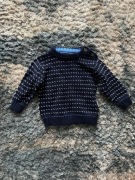 Nutmeg NOWY sweter dziecięcy 62-68 cm chłopięcy sweterek granatowy kardigan