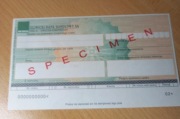 SPECIMEN CZEK GLIWICKI BANK HANDLOWY SA WBK