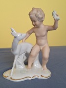 Figurka WALLENDORF  Puto z sarną