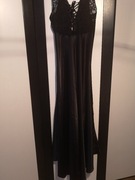 Suknia nocna satyna, koronka