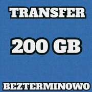 TRANSFER CHOMIKUJ 200 GB BEZTERMINOWO