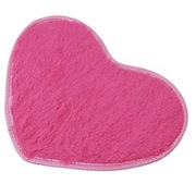 Dywanik łazienkowy różowe serce