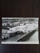 Kolekcjonerskie zdjęcie samolotu Lufthansy z 1991 r.