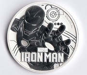 Tuvalu 1$ Iron Man 2018 1 Oz Ag.999