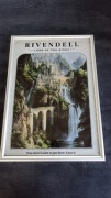 Plakat obraz w ramce Rivendell Władca Pierścieni Hobbit Tolkien 