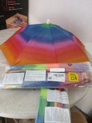 Czapka parasolka kolorowy parasol na głowę wędkarski kapelusz 3szt