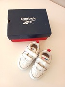 Reebok 21cm białe buty na rzepy adidasy buciki sneakersy dla chlopca