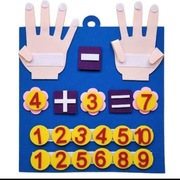 Tablica do Nauki Liczenia Montessori dla Dziecka