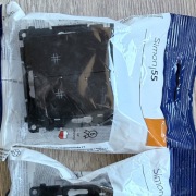 SIMON 55TW7/2.01/149 Łącznik krzyżowy podwójny 10A Czarny Mat