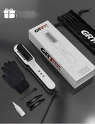 PROSTOWNICA DO WŁOSÓW GRT PRO KD890 SZCZOTKA 2W1 CERAMICZNA JONIZACJA BIAŁA