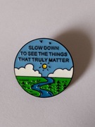 Metalowa przypinka pin broszka wpinka