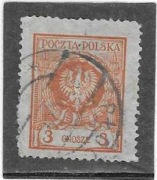 POCZTA POLSKA 3GROSZE PLOCK