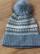 Nowa szara czapka z bąblem Eloy 