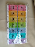 Pudełko organizer na kapsułki, tabletki