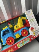 OKAZJA Nowe auto koparka biała Podlaska Wader Polesie 38 elementów