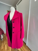 Płaszcz damski Hobbs róż- amarant rozm 40 100% wełna