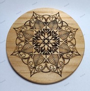 Drewniana podstawka pod kubki filiżanki szklanki unikatowe wzory